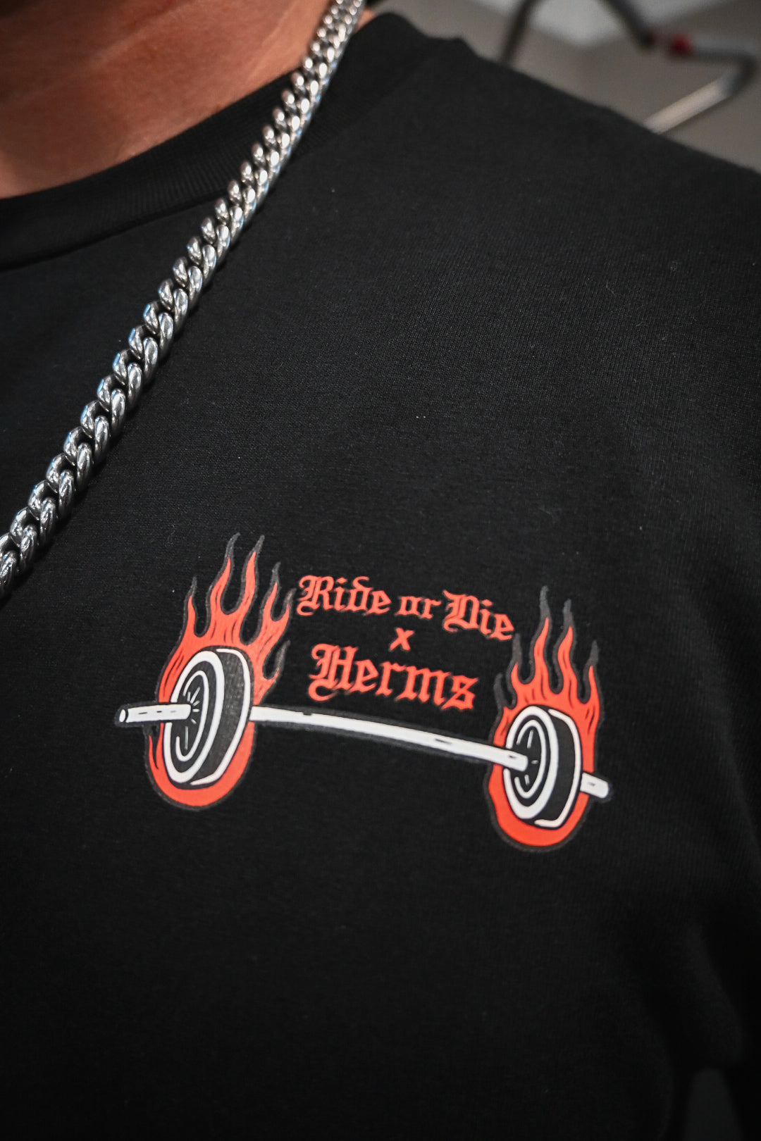 Herms Inked Oversized Tee