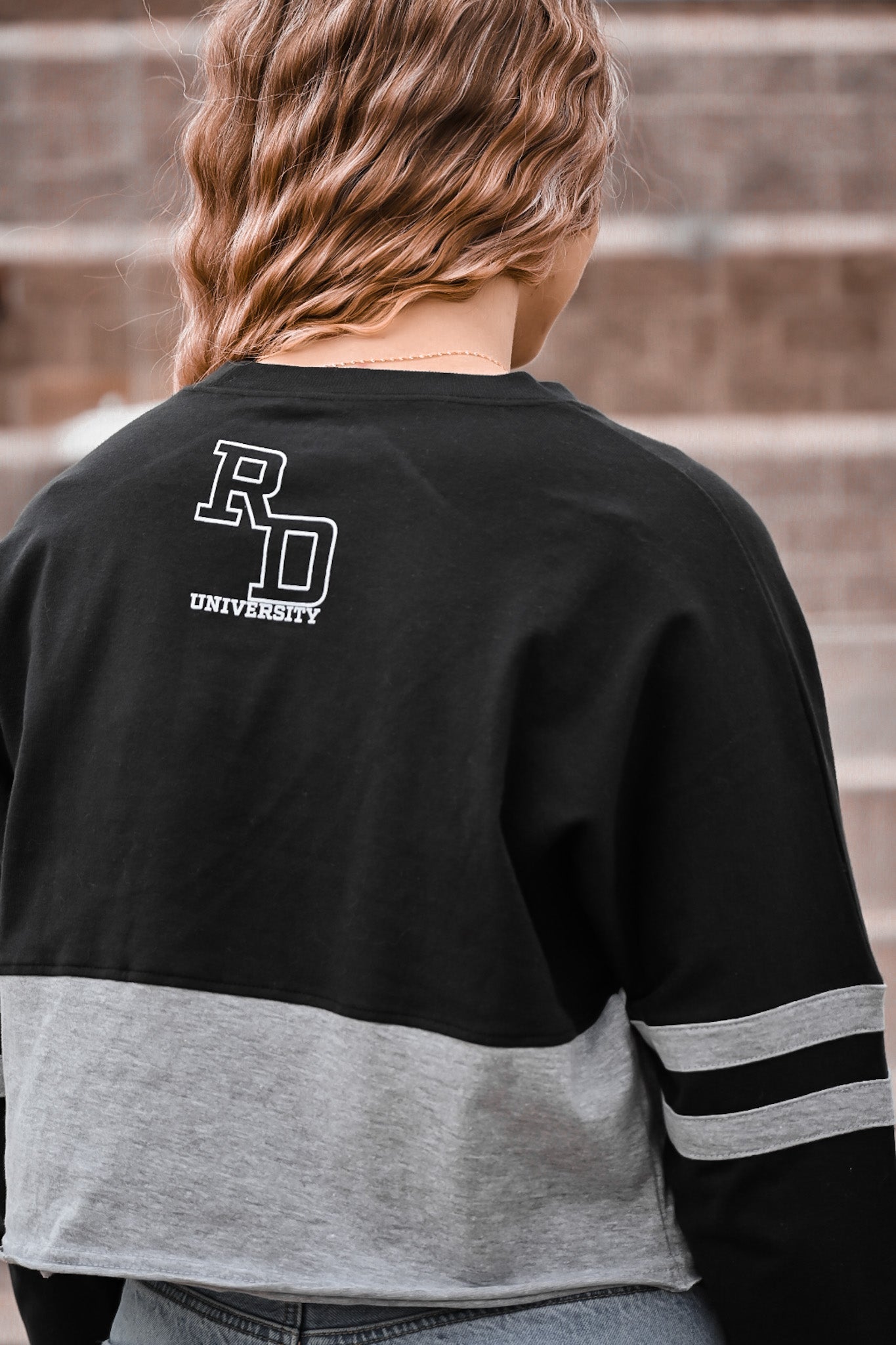 RD University Retro Jersey Crop