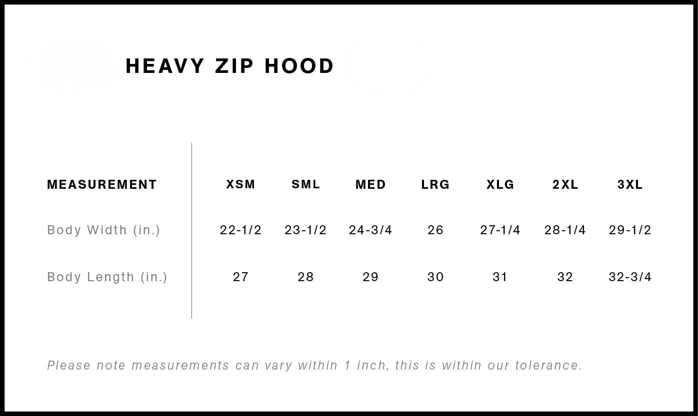 GHOST Heavy Zip Hoodie