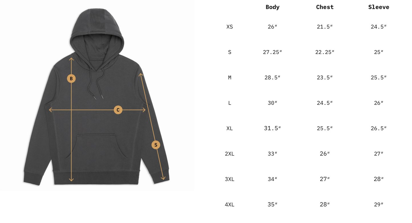 Hardknocks Gray Premium Heavyweight Hoodie