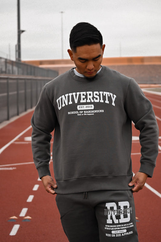 University Gray Premium Heavyweight Crew