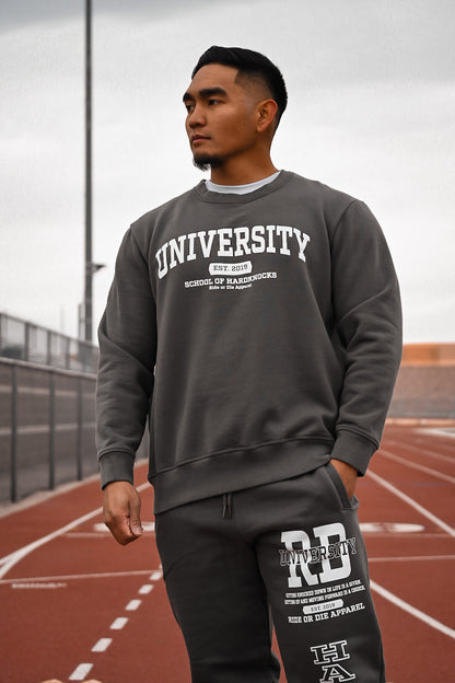 University Gray Premium Heavyweight Crew