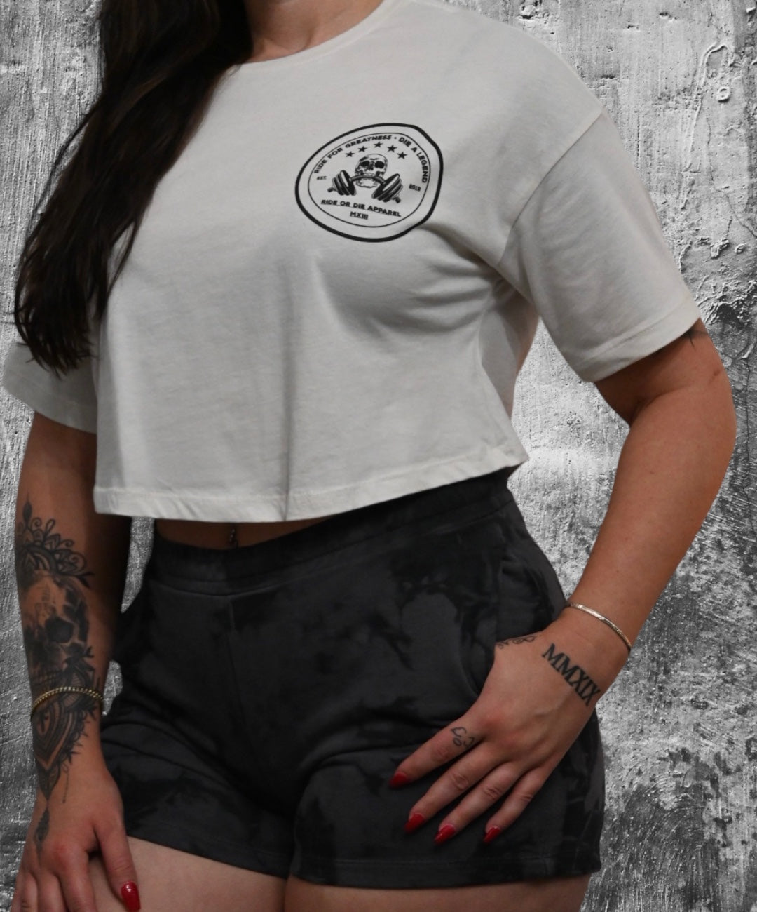 RD Badge Women's Oversized Crop